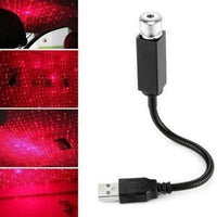 Star Fancy Light Star Decoration Laser Light Flexible USB Night Lamp Multiple Lighting Effects Atmosphere Lamp Car Fancy Lights (Black)