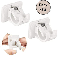 Self Adhesive Instant Wall Mount Sticking Clip Hook (Pack of 4)